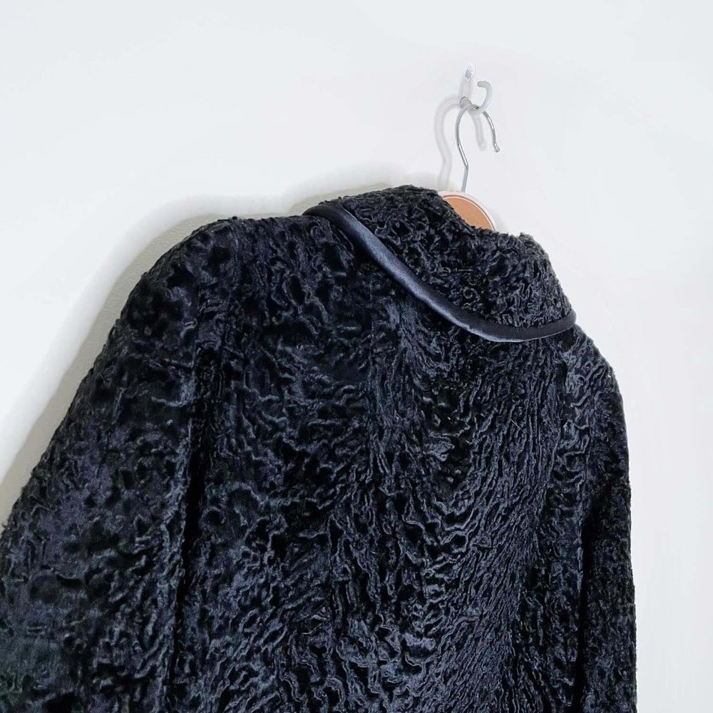 ⚡️SOLD⚡️ vintage fontana persian lamb opera coat - size small - Picture 5 of 10